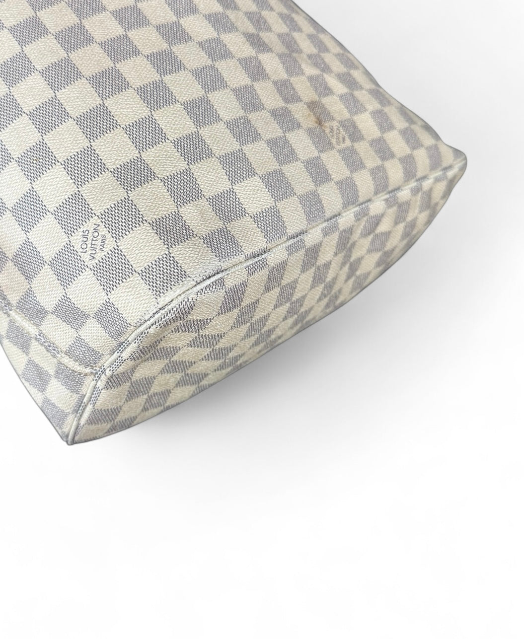 Louis Vuitton Neverfull MM Handtasche Shopper Damier Azur