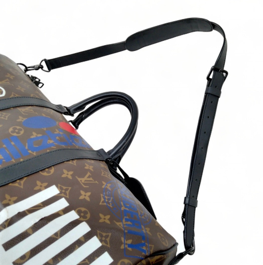 Louis Vuitton Keepall 50 Bandouliere Reisetasche Virgil Abloh