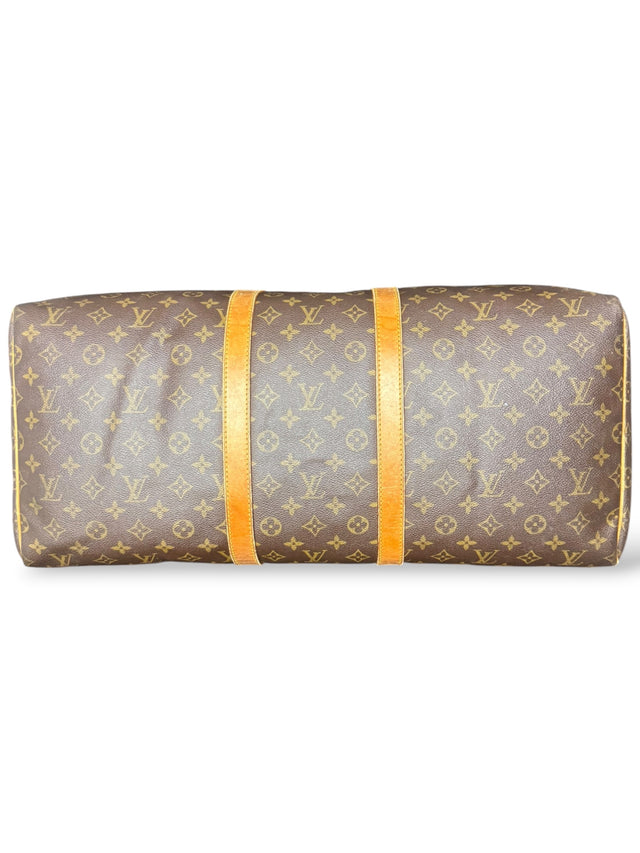Louis Vuitton Keepall 55 Reisetasche Weekender Tasche Monogram Braun