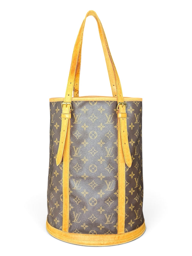 Louis Vuitton Bucket GM Handtasche Shopper Monogram Braun