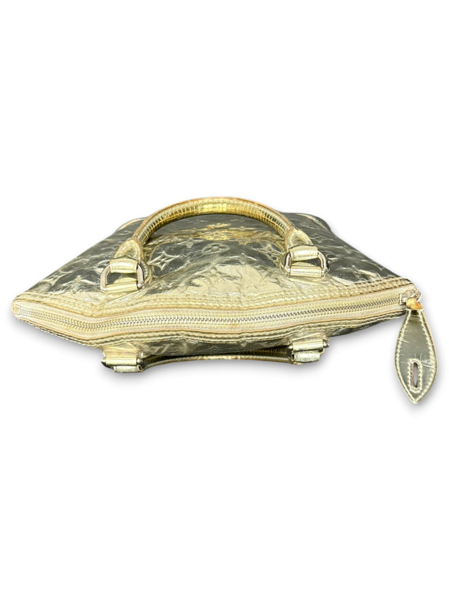 Louis Vuitton Lockit Mirror Miroir Monogram Silber Handtasche