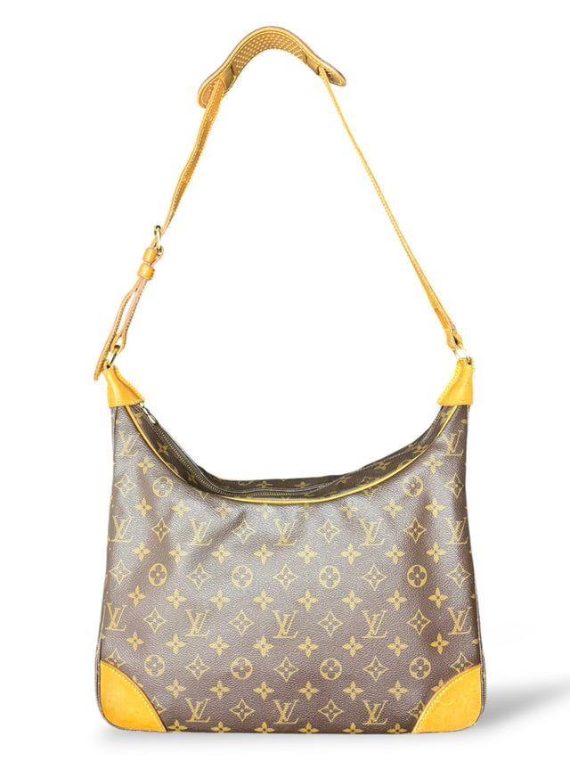 Louis Vuitton Boulogne 35 Handtasche Crossbody Monogram Braun