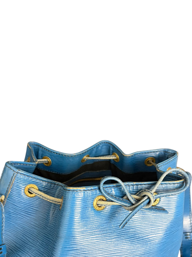 Louis Vuitton Sac Noe Petit Handtasche Epi Leder Blau