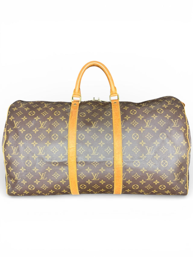Louis Vuitton Keepall 55 Reisetasche Weekender Tasche Monogram Braun