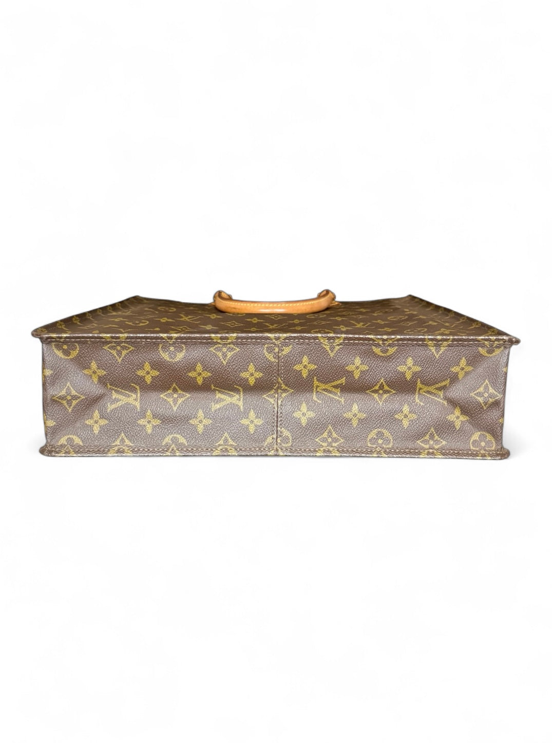 Louis Vuitton Sac Plat Handtasche Tote Bag Shopper Monogram Braun