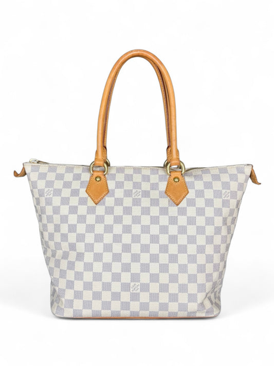Louis Vuitton Saleya MM Handtasche Shopper Damier Azur