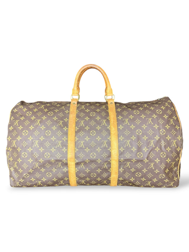 Louis Vuitton Keepall 60 Reisetasche Weekender Tasche Monogram Braun