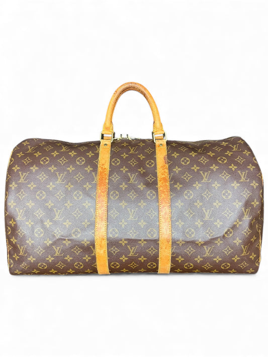 Louis Vuitton Keepall 55 Reisetasche Weekender Tasche Monogram Braun