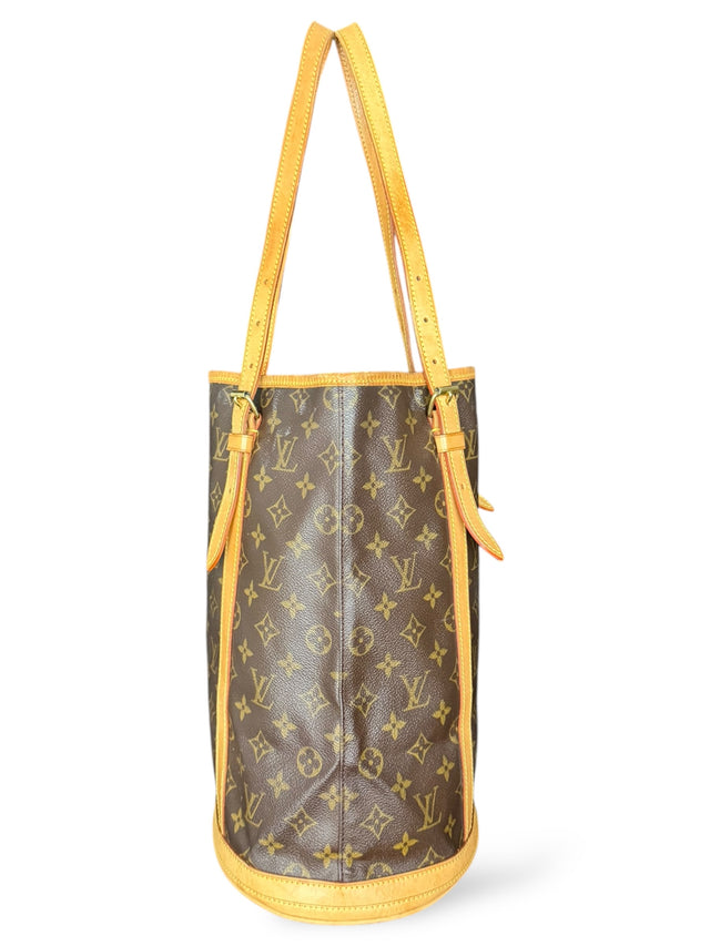 Louis Vuitton Bucket GM Handtasche Shopper Monogram Braun