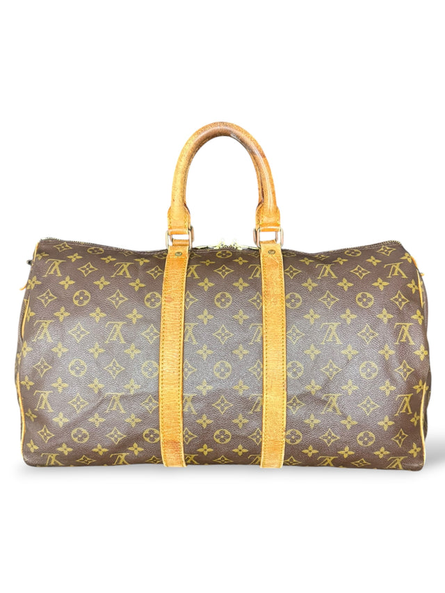 Louis Vuitton Keepall 45 Reisetasche Weekender Tasche Monogram Braun