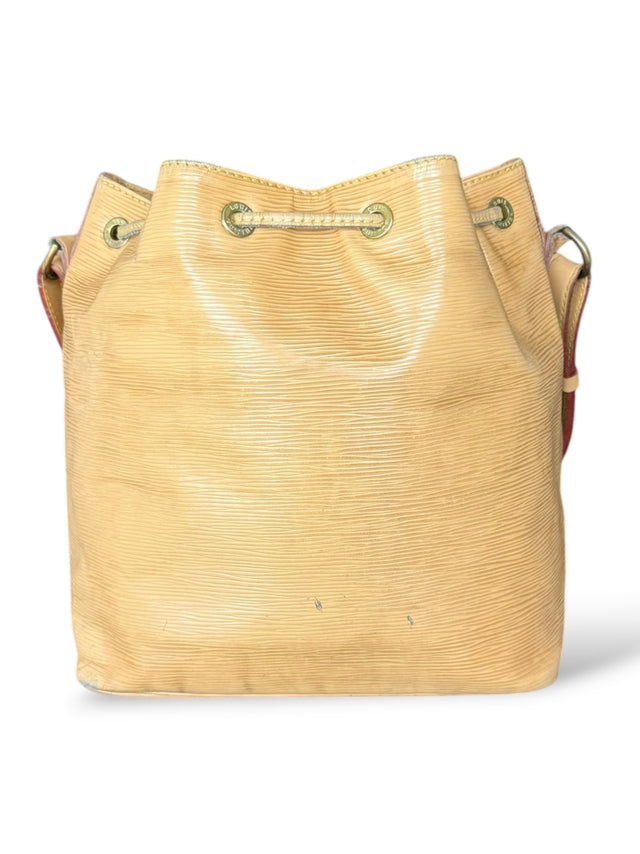 Louis Vuitton Sac Noe Petit Handtasche Epi Leder Beige Gelb