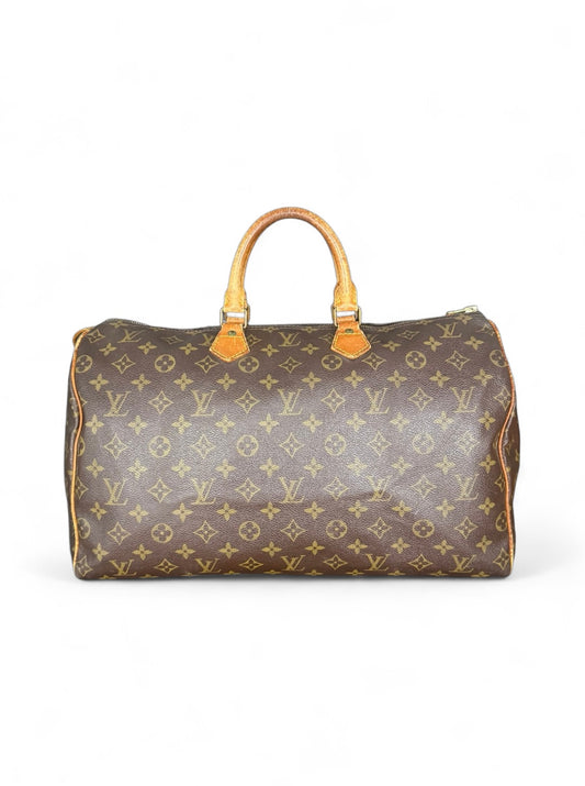 Louis Vuitton Speedy 40 Handtasche Monogram Braun
