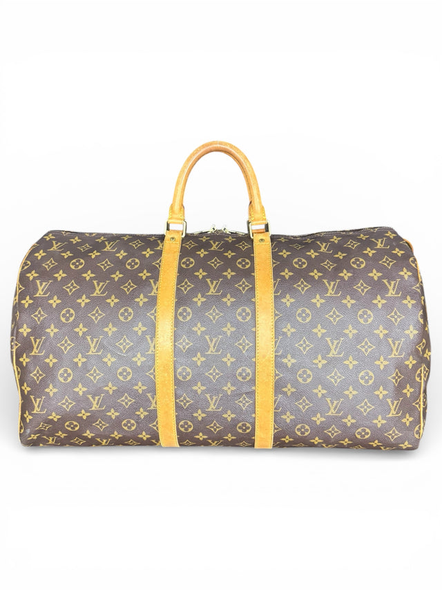 Louis Vuitton Keepall 55 Reisetasche Weekender Tasche Monogram Braun