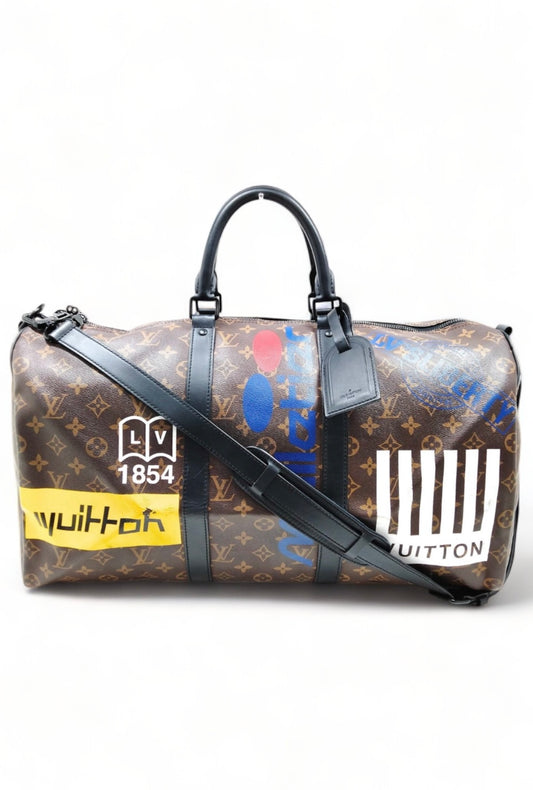 Louis Vuitton Keepall 50 Bandouliere Reisetasche Virgil Abloh
