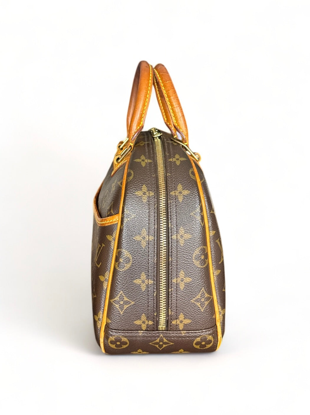 Louis Vuitton Deauville Mini Handtasche Monogram Braun
