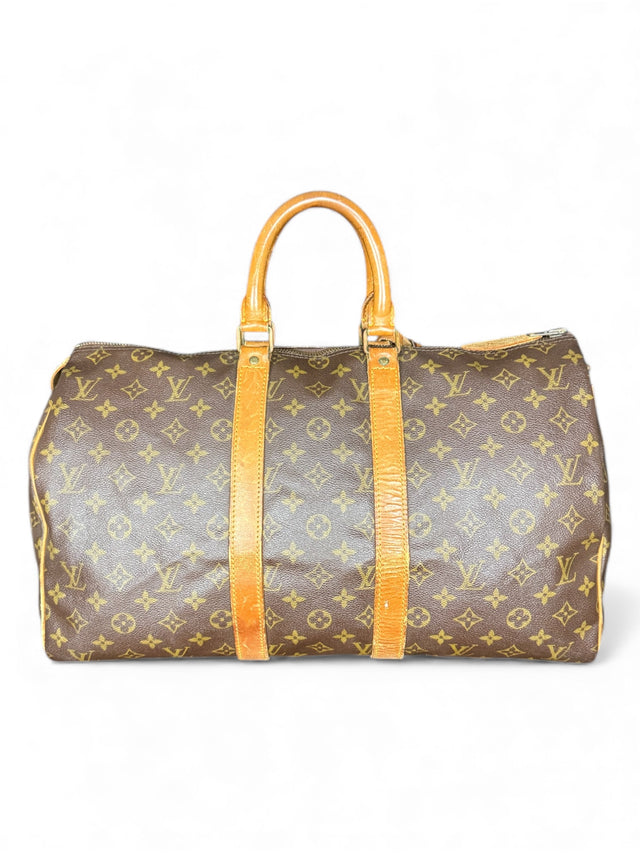 Louis Vuitton Keepall 45 Reisetasche Weekender Tasche Monogram Braun