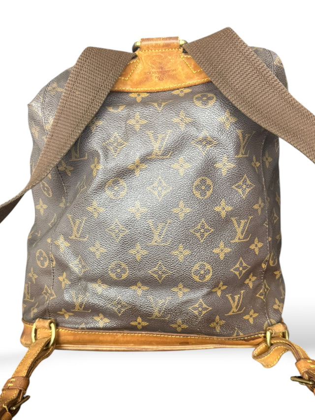 Louis Vuitton Montsouris GM Rucksack Tasche Monogram Braun