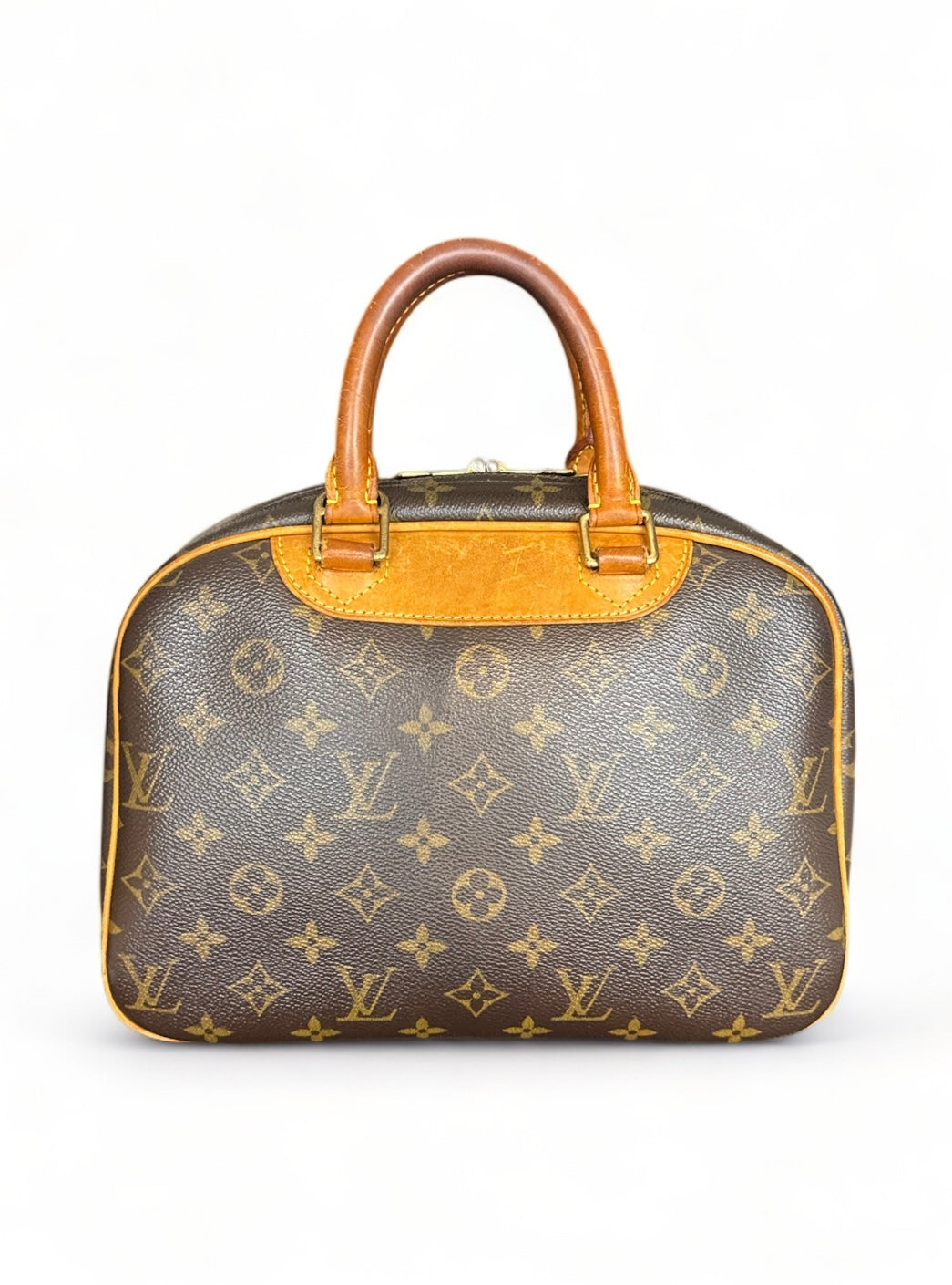Louis Vuitton Deauville Mini Handtasche Monogram Braun