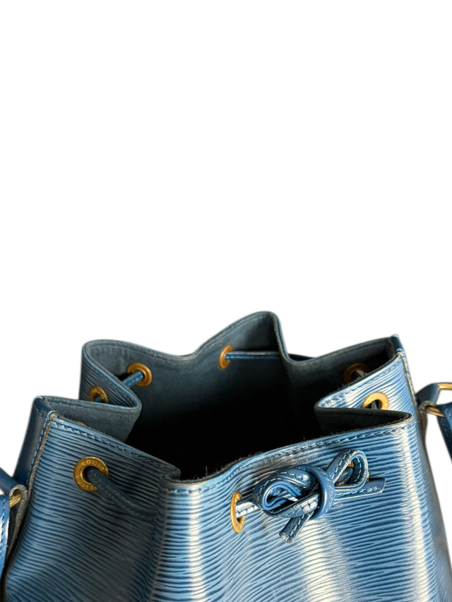 Louis Vuitton Sac Noe Petit Handtasche Epi Leder Blau