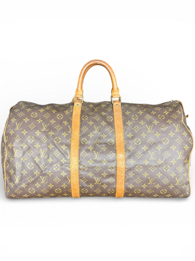 Louis Vuitton Keepall 55 Reisetasche Weekender Tasche Monogram Braun