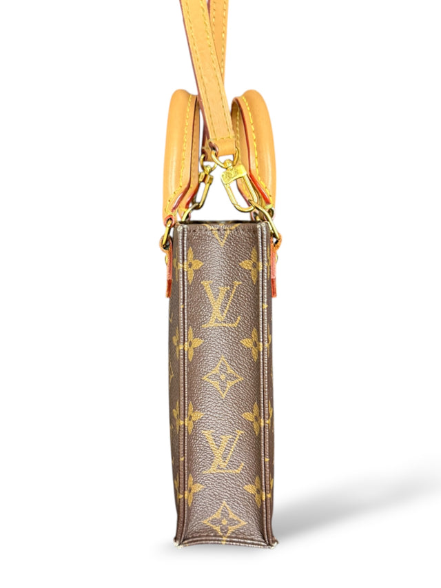 Louis Vuitton Mini Nano Sac Plat Petit Handtasche Crossbody Umhängetasche