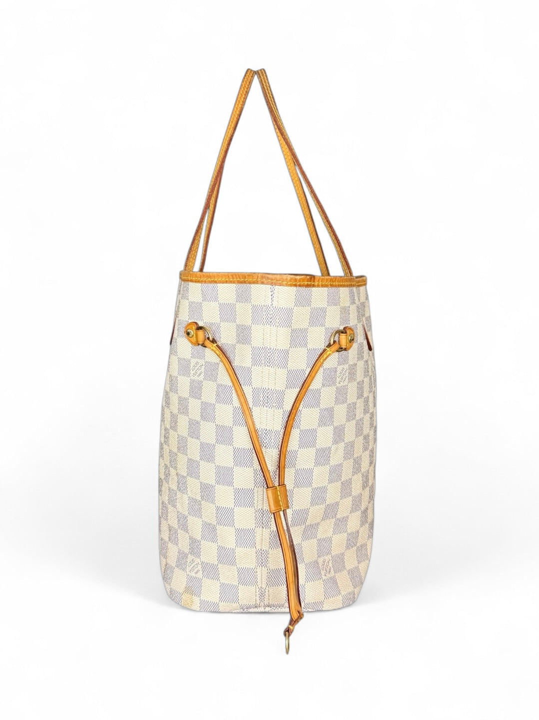 Louis Vuitton Neverfull MM Handtasche Shopper Damier Azur