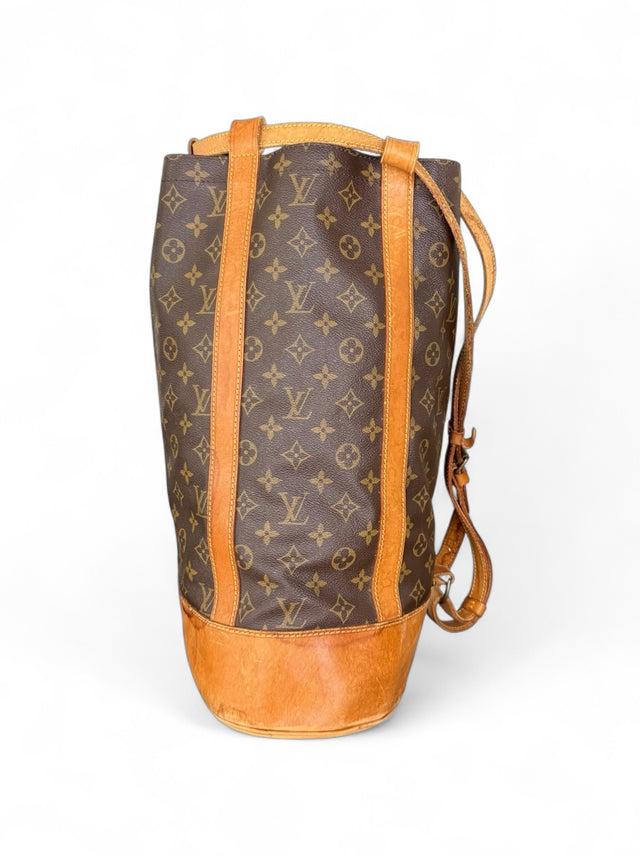 Louis Vuitton Randonnee GM Rucksack Tasche Monogram Braun