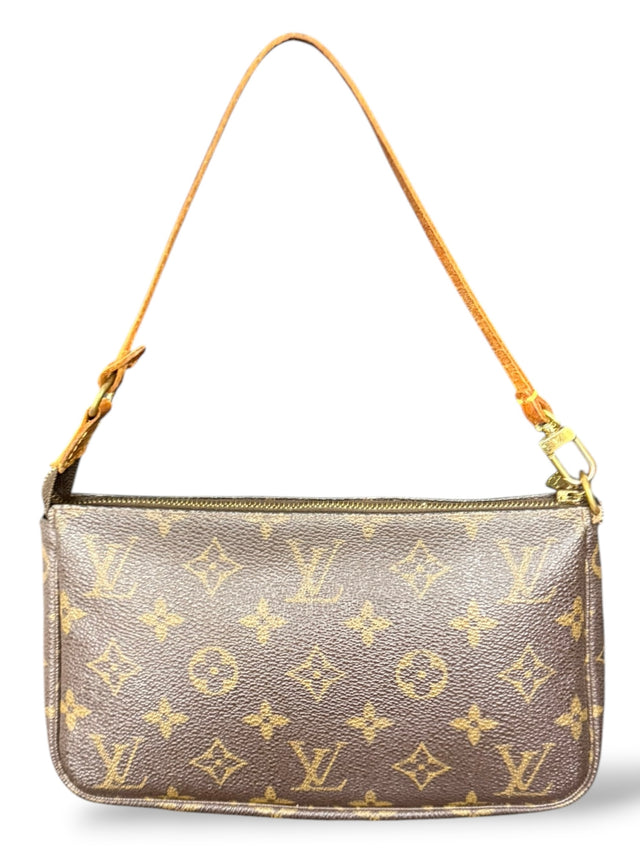 Louis Vuitton Pochette Accessoires Handtasche Monogram Braun