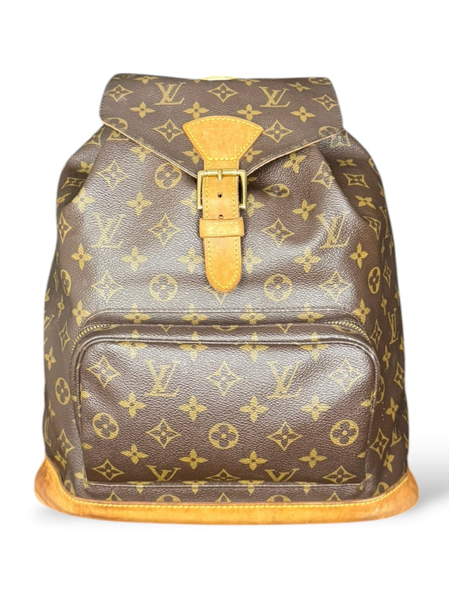 Louis Vuitton Montsouris GM Rucksack Tasche Monogram Braun