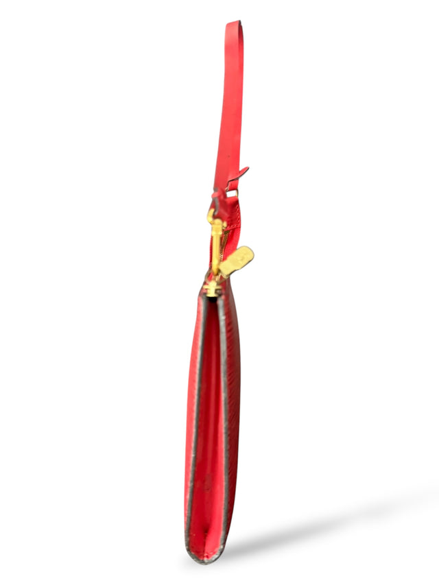 Louis Vuitton Baguette Pochette Accessoires Handtasche Epi Leder Rot