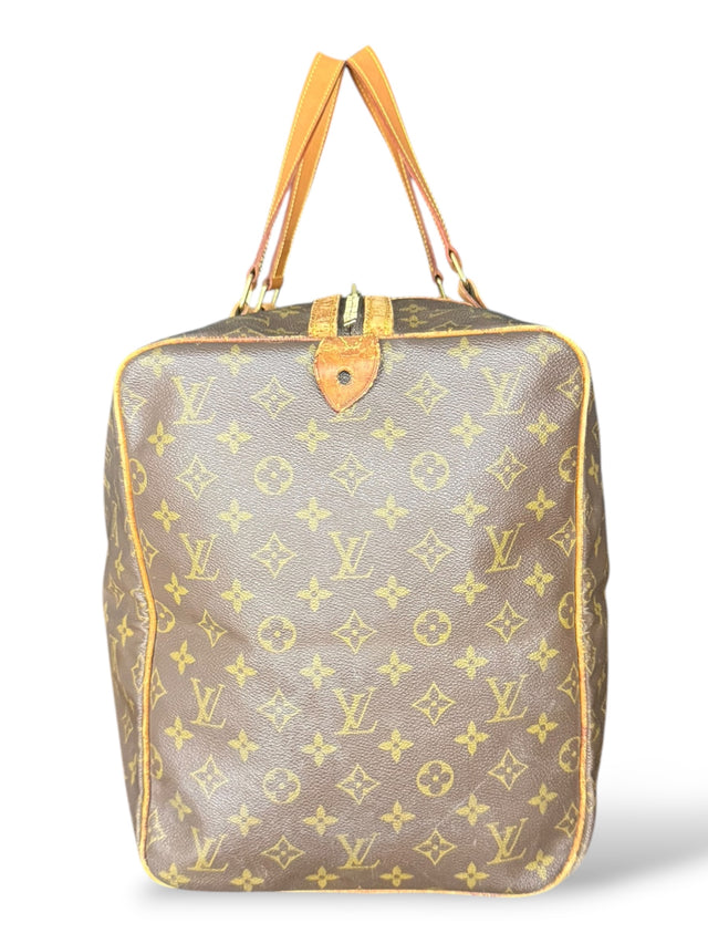 Louis Vuitton Sac Souple 55 Reisetasche Weekender Keepall Monogram Braun