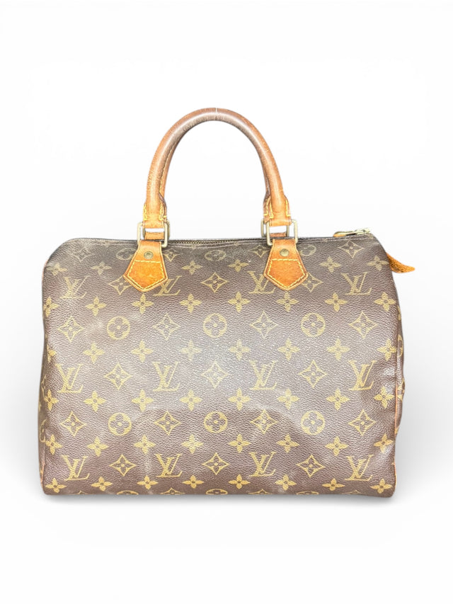 Louis Vuitton Speedy 30 Handtasche Monogram Braun