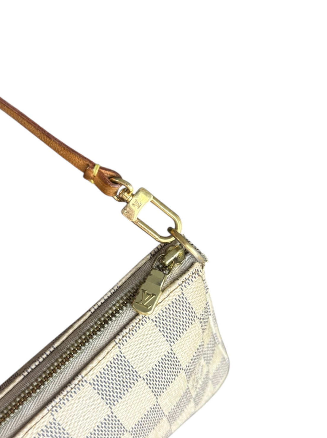 Louis Vuitton Pochette Accessoires Handtasche Damier Azur