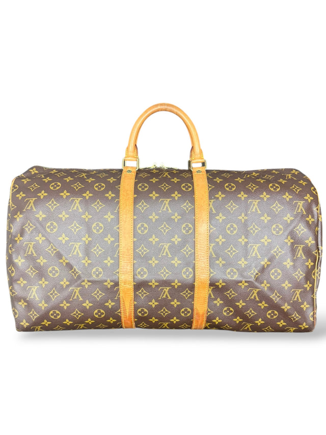 Louis Vuitton Keepall 55 Reisetasche Weekender Tasche Monogram Braun