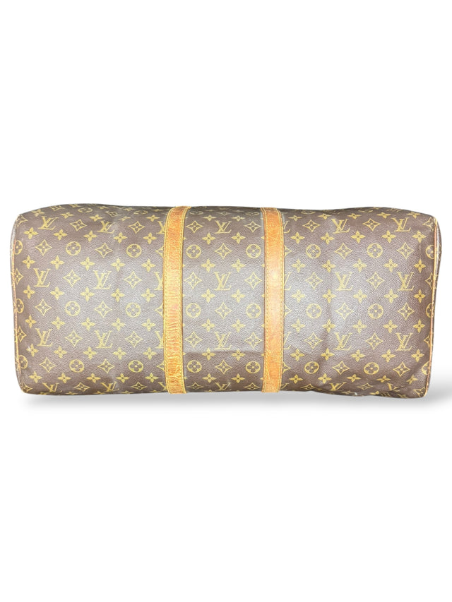 Louis Vuitton Keepall 55 Reisetasche Weekender Tasche Monogram Braun