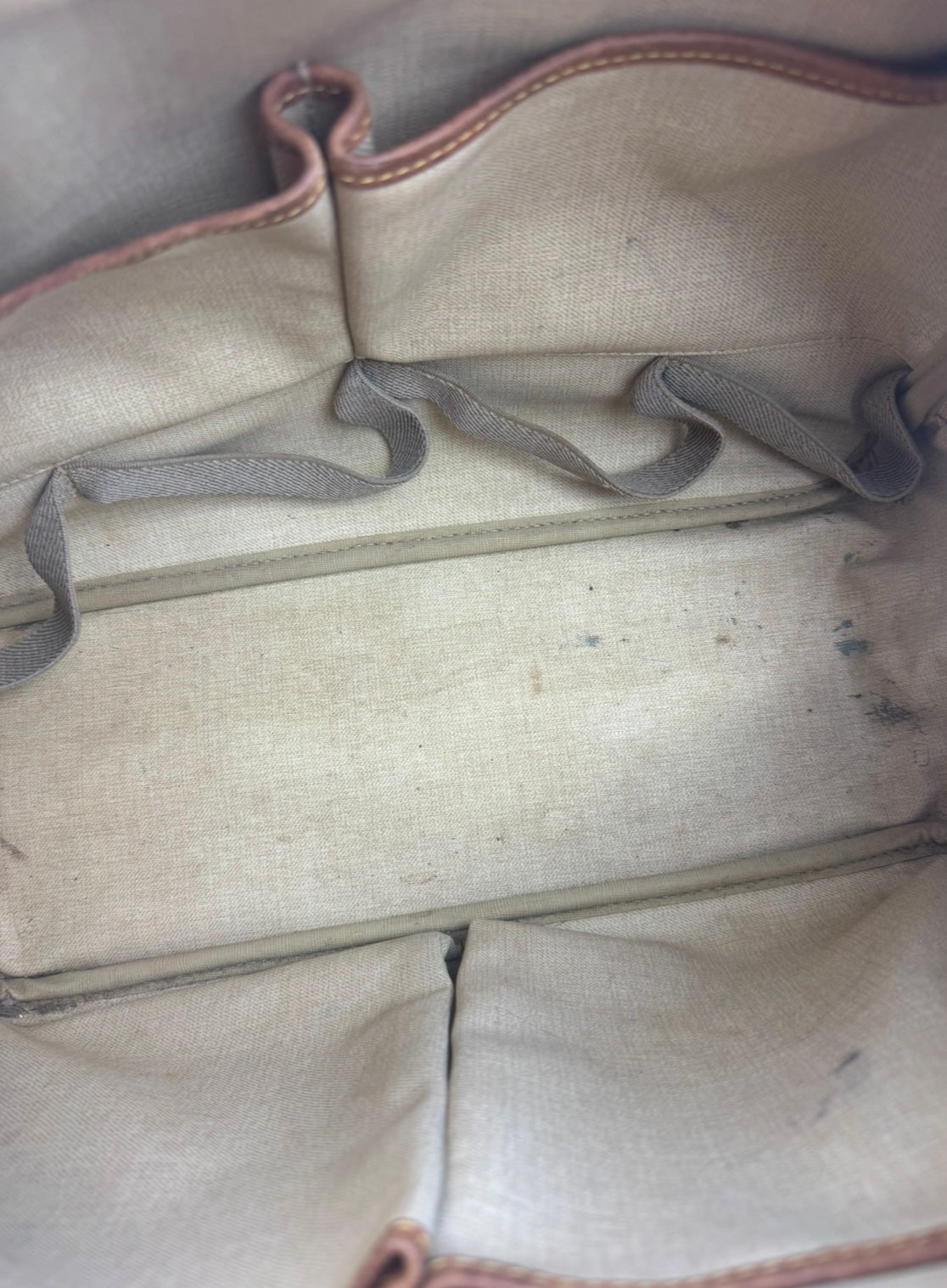 Louis Vuitton Deauville Handtasche Monogram Braun