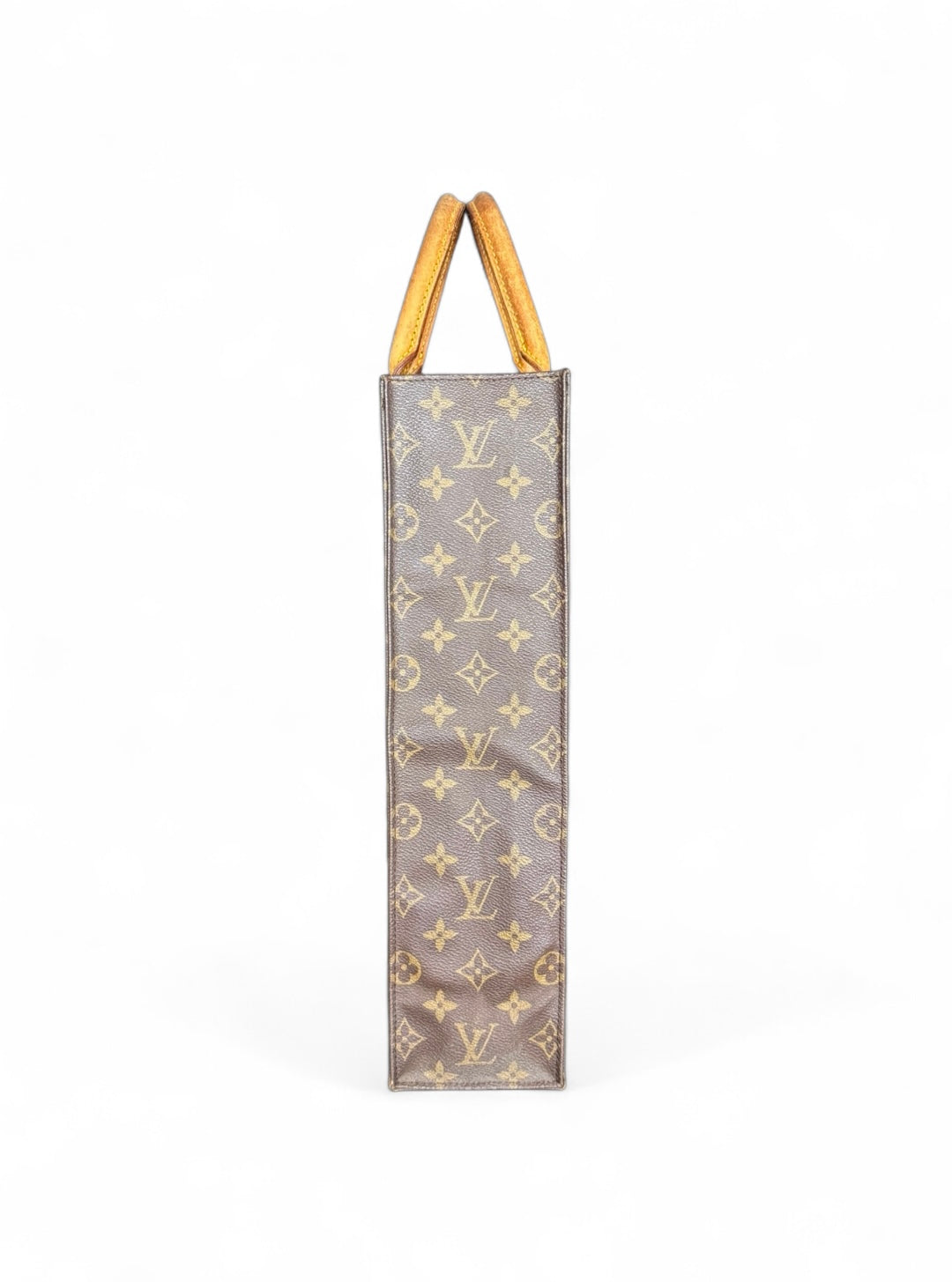 Louis Vuitton Sac Plat Handtasche Tote Bag Shopper Monogram Braun