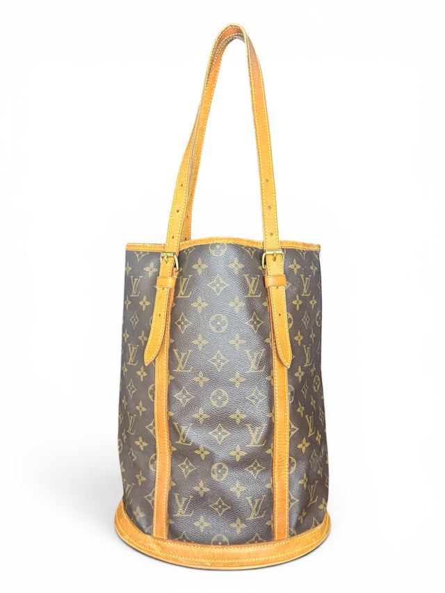 Louis Vuitton Bucket GM Handtasche Shopper Monogram Braun