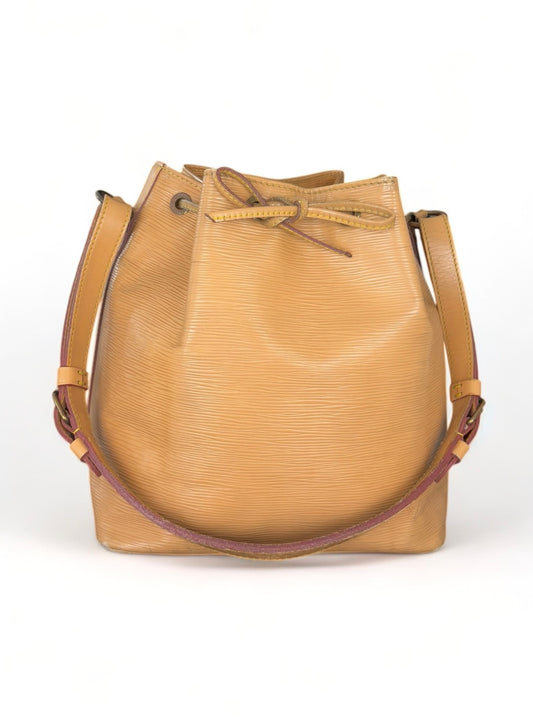 Louis Vuitton Sac Noe Petit Handtasche Epi Leder Beige