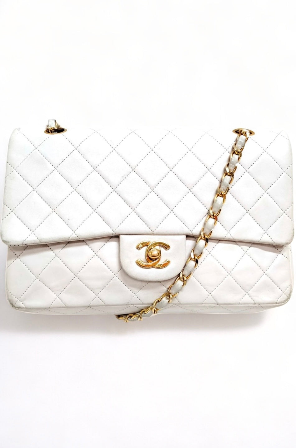 Chanel Lambskin Classic Double Flap Bag Medium Handtasche