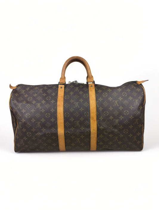 Louis Vuitton Keepall 55 Reisetasche Weekender Tasche Monogram Braun