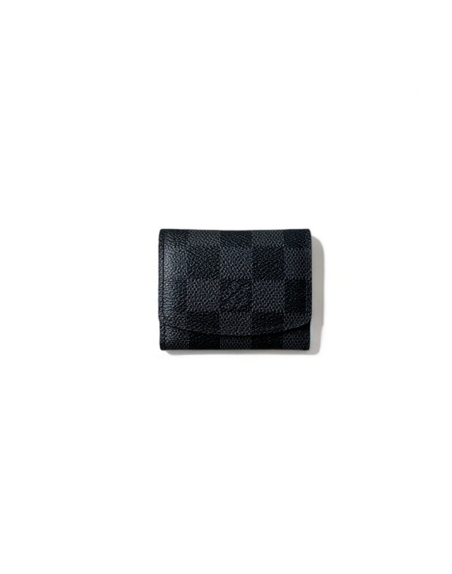 Louis Vuitton Schmucketui Manschettenknopfetui Damier Graphit Schwarz