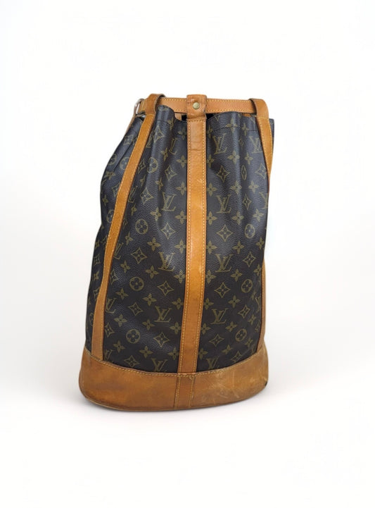 Louis Vuitton Randonnee GM Rucksack Tasche Monogram Braun