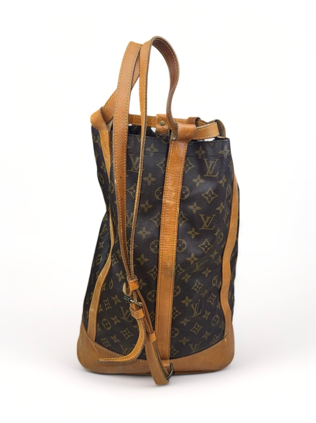 Louis Vuitton Randonnee GM Rucksack Tasche Monogram Braun