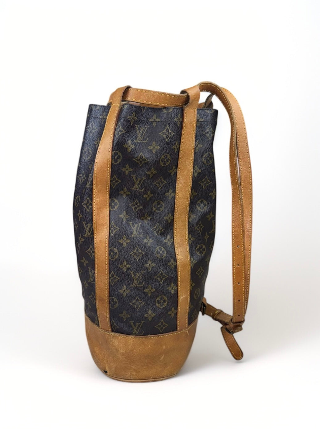 Louis Vuitton Randonnee GM Rucksack Tasche Monogram Braun