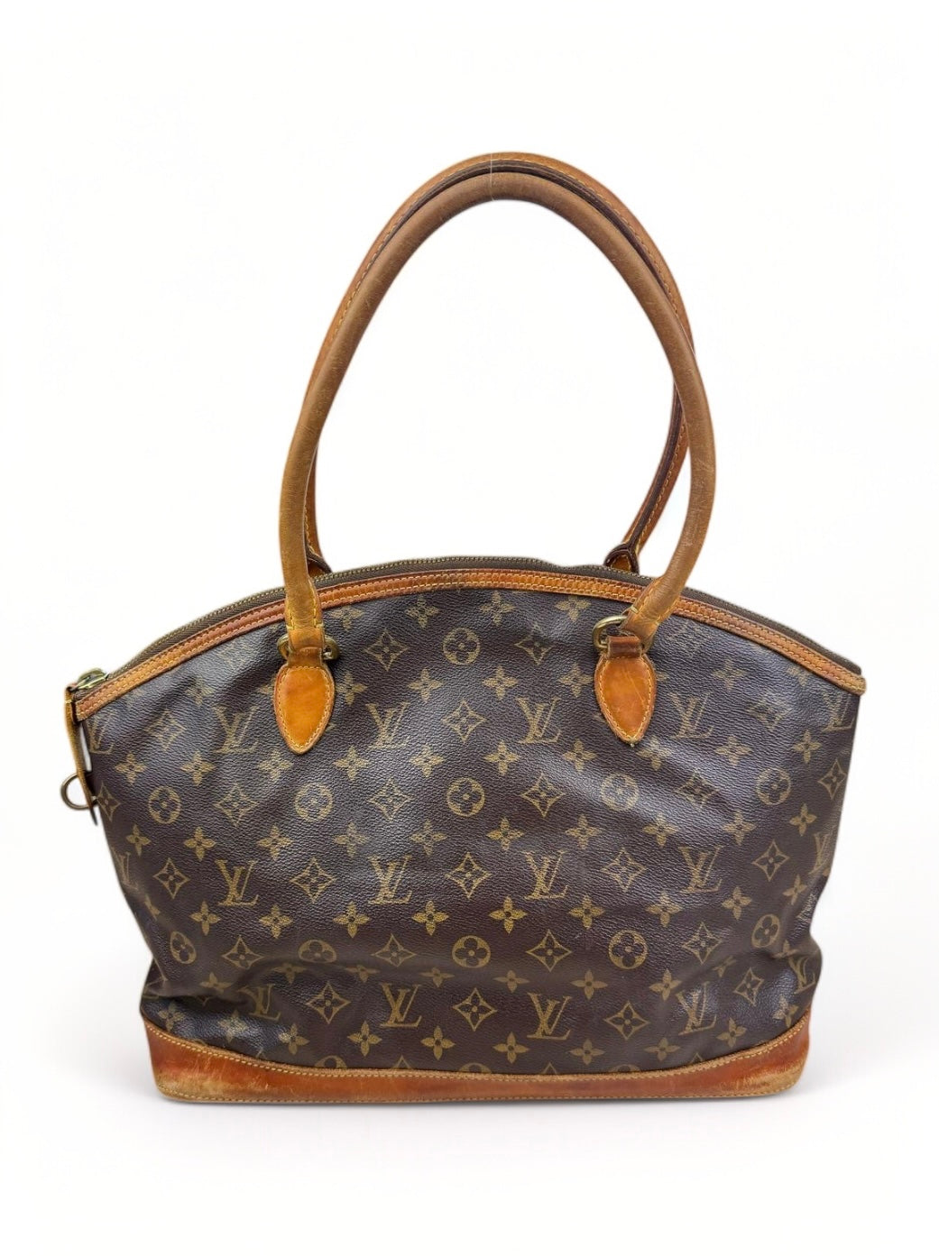 Louis Vuitton Lockit Horizontal Shopper Handtasche Monogram Braun