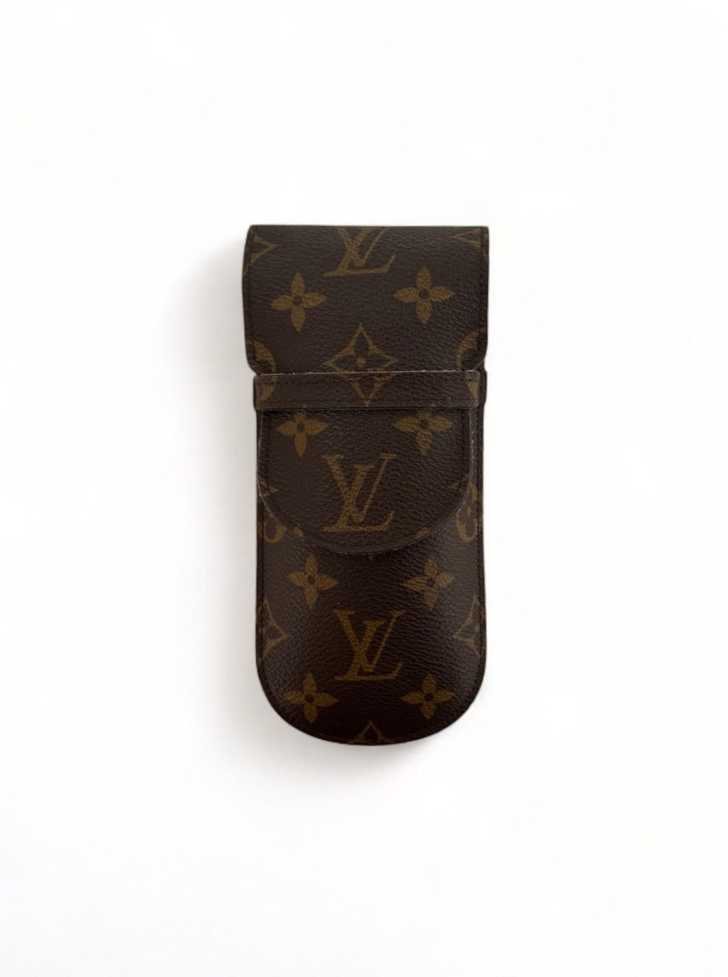 Louis Vuitton Brillenetui Brillencase Stiftetui Monogram Braun