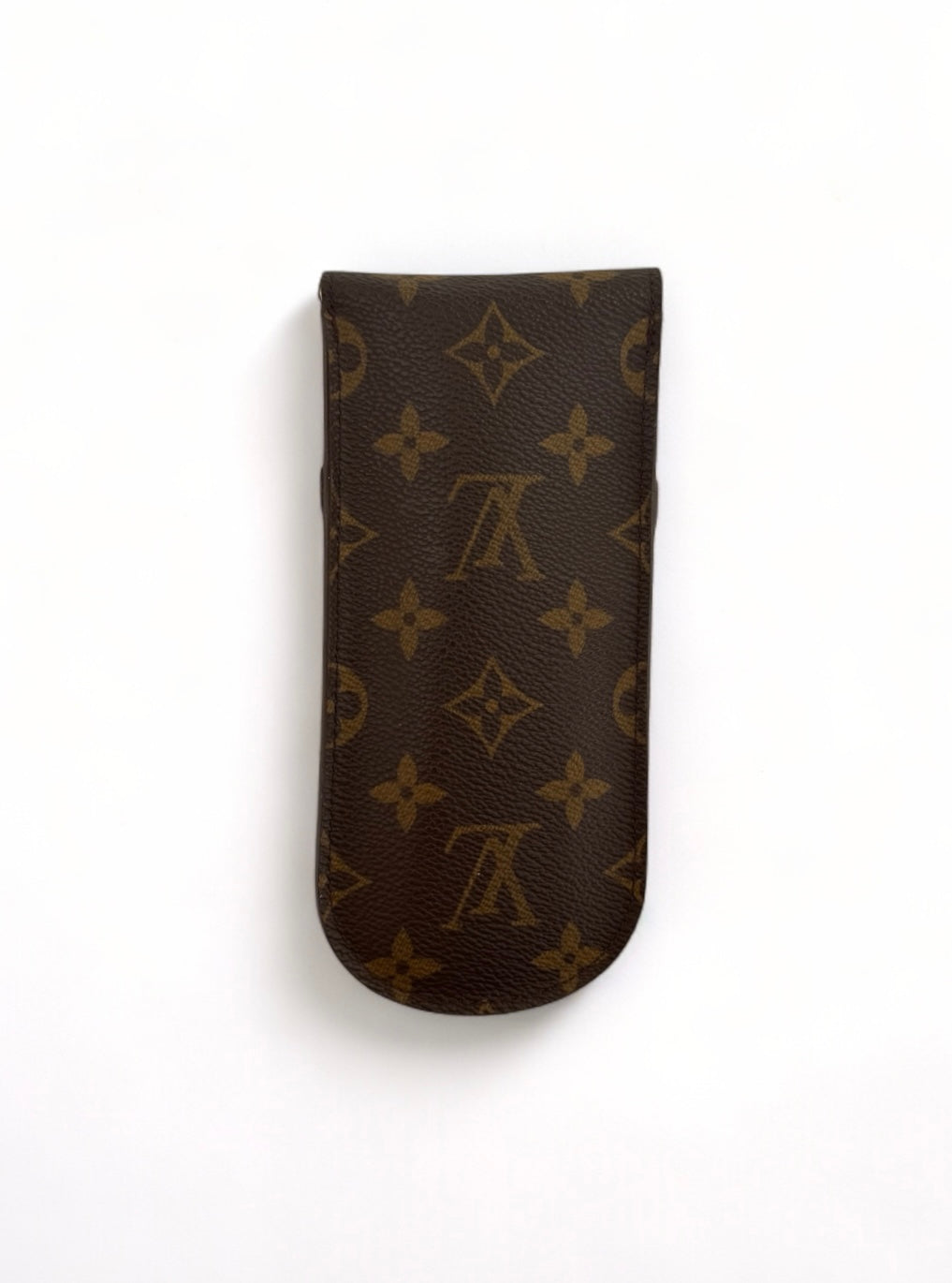 Louis Vuitton Brillenetui Brillencase Stiftetui Monogram Braun