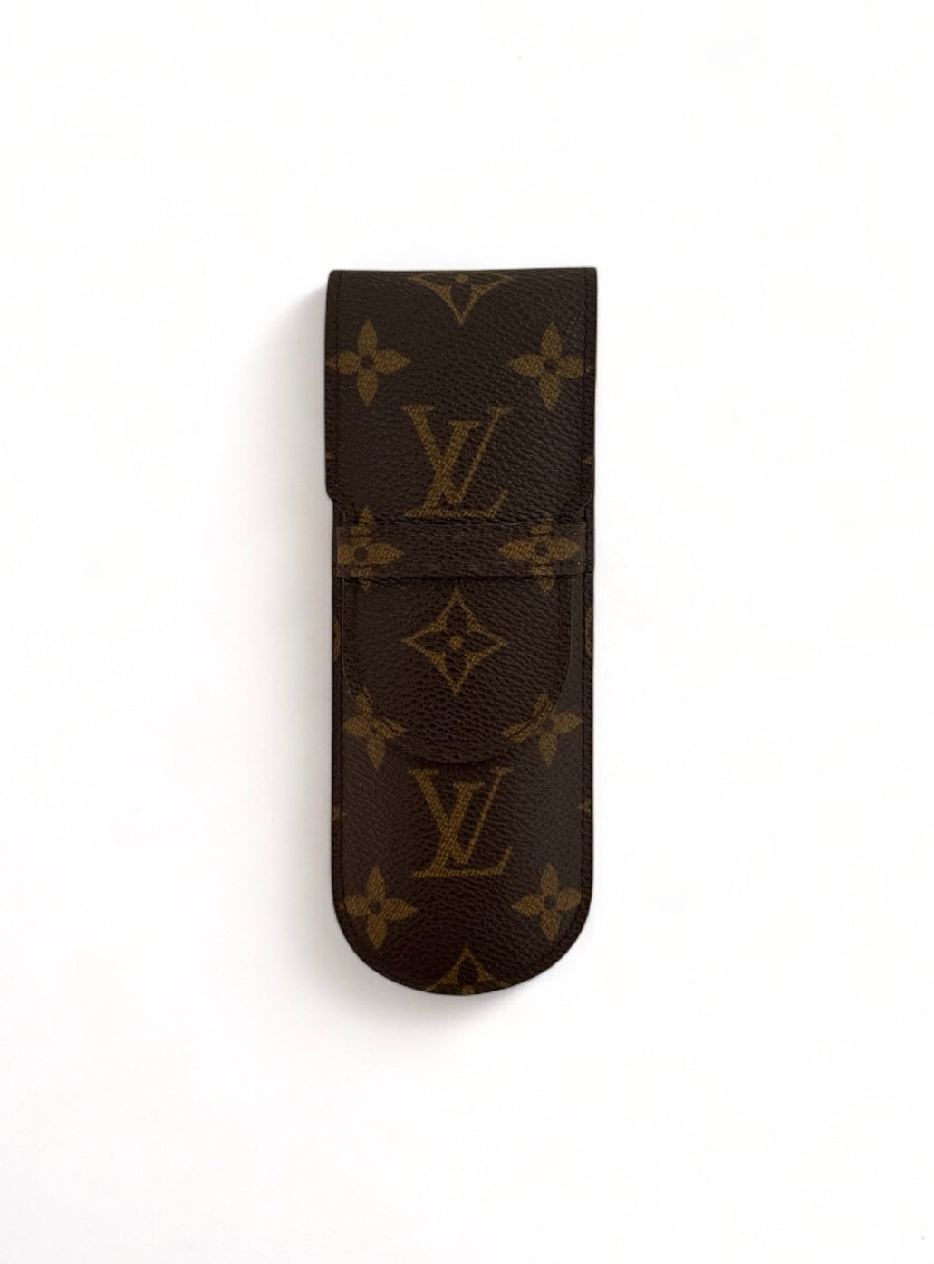Louis Vuitton Brillenetui Brillencase Stiftetui Monogram Braun