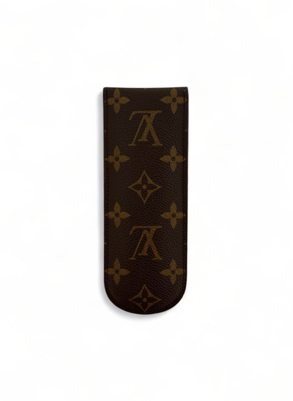 Louis Vuitton Brillenetui Brillencase Stiftetui Monogram Braun